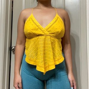 Free People Tie Back Top